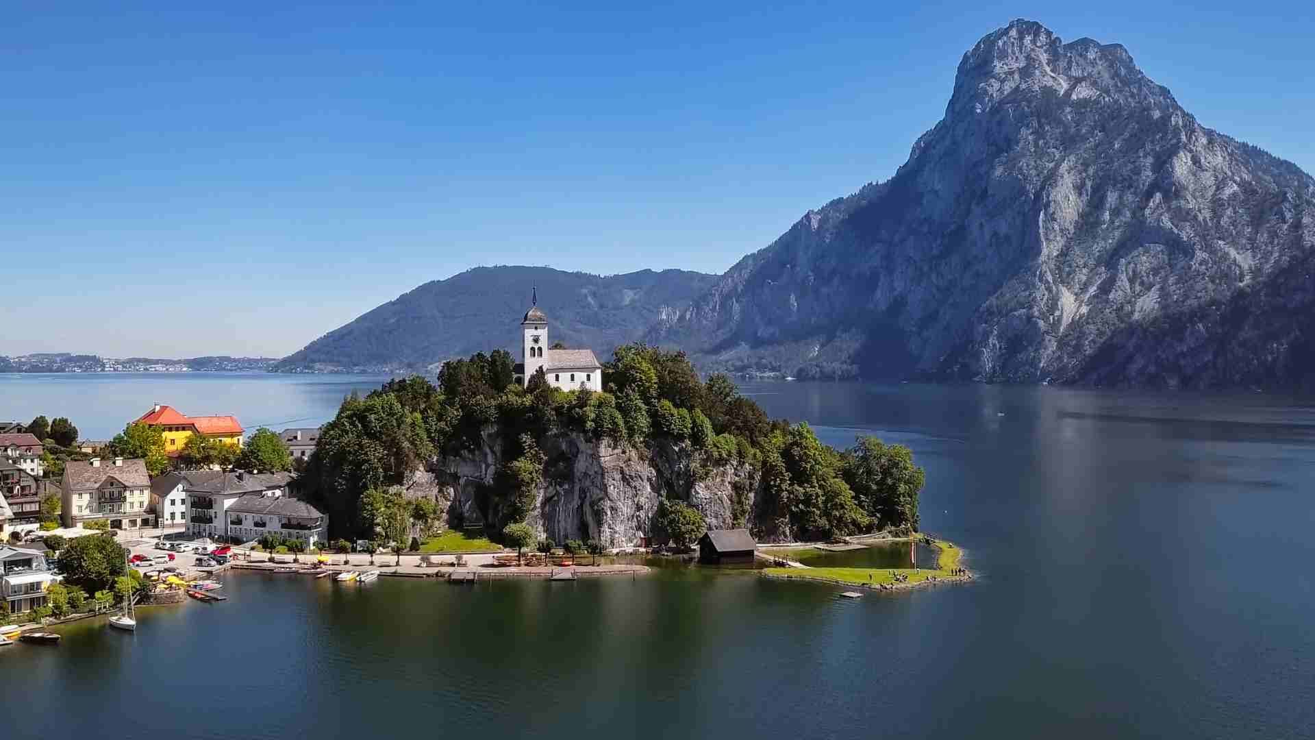 En barco por el lago Wolfgangsee